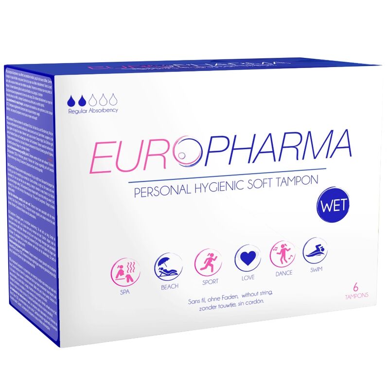 Tamponi Europharma Action in schiuma di polivinile, 6 pezzi