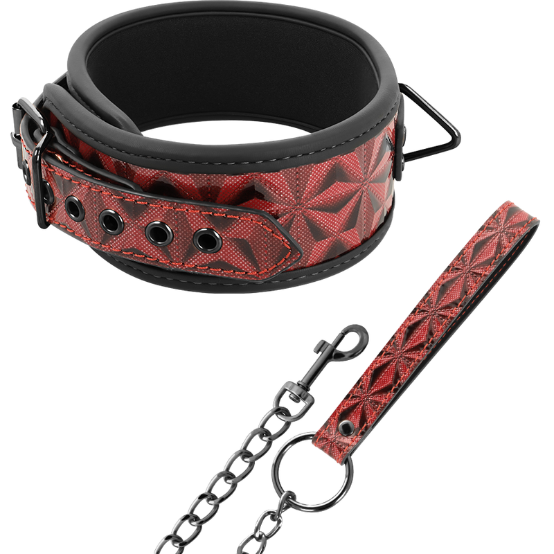 Collare BDSM BEGME Red Edition con imbottitura in neoprene
