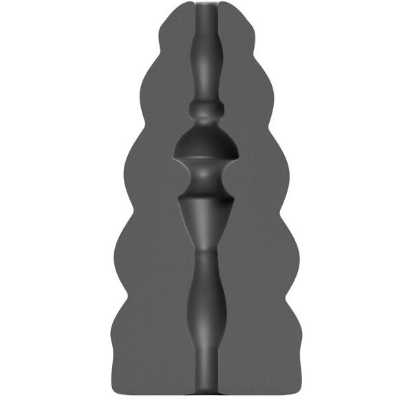 Masturbatore ALL BLACK Flick con interno strutturato