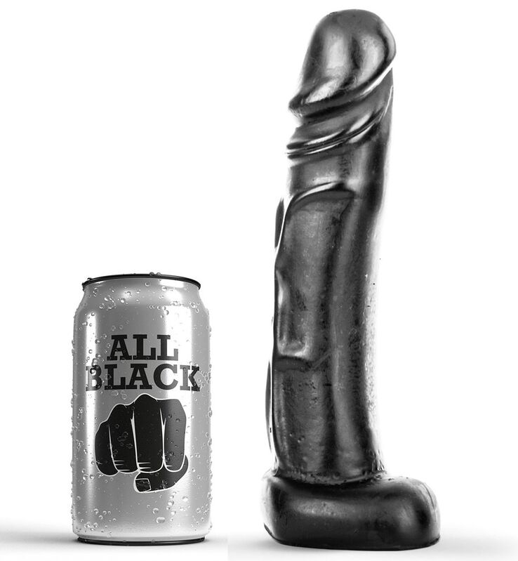 Dildo ALL BLACK da 22 cm