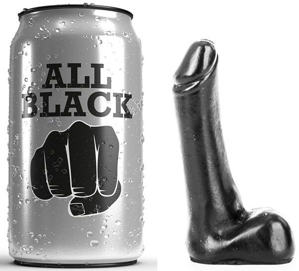 Dildo ALL BLACK 9 cm