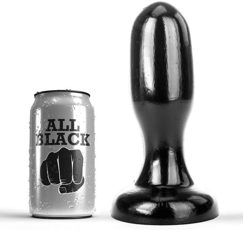 Plug anale ALL BLACK in PVC, 19,5 cm
