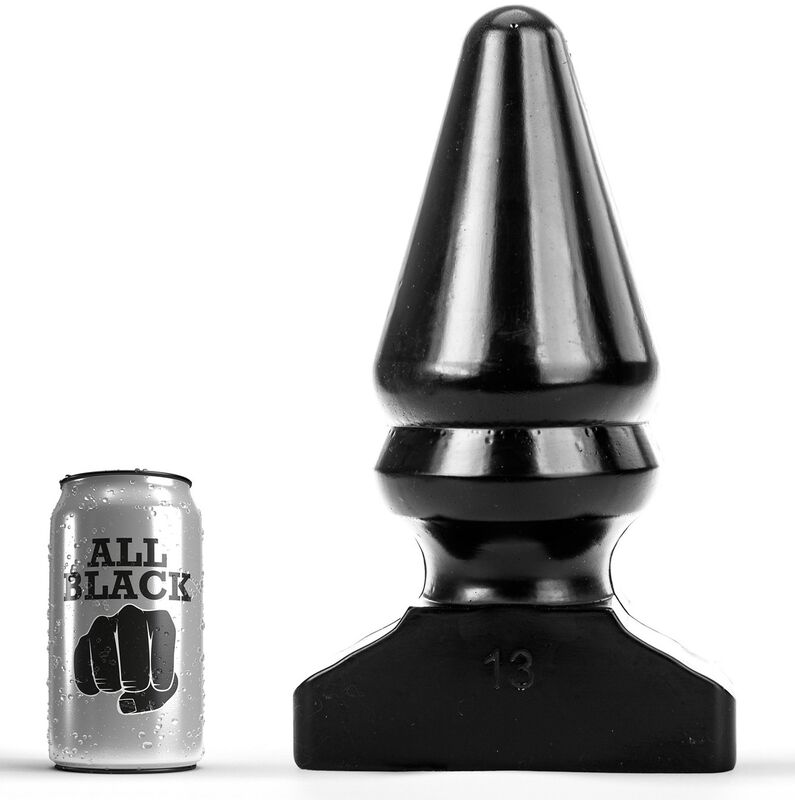 ALL BLACK plug anale, 28,5 cm