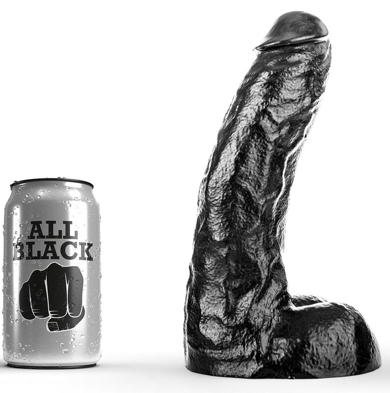 Dildo ALL BLACK Dong, 25,5 cm