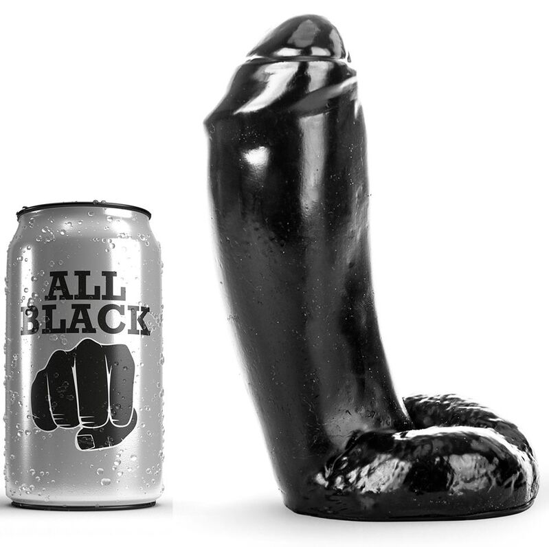 ALL BLACK dildo realistico