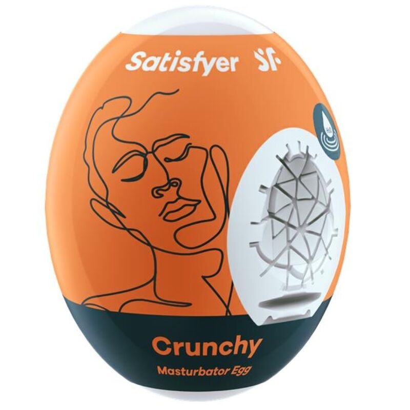 Satisfyer Crunchy masturbatore a ovetto