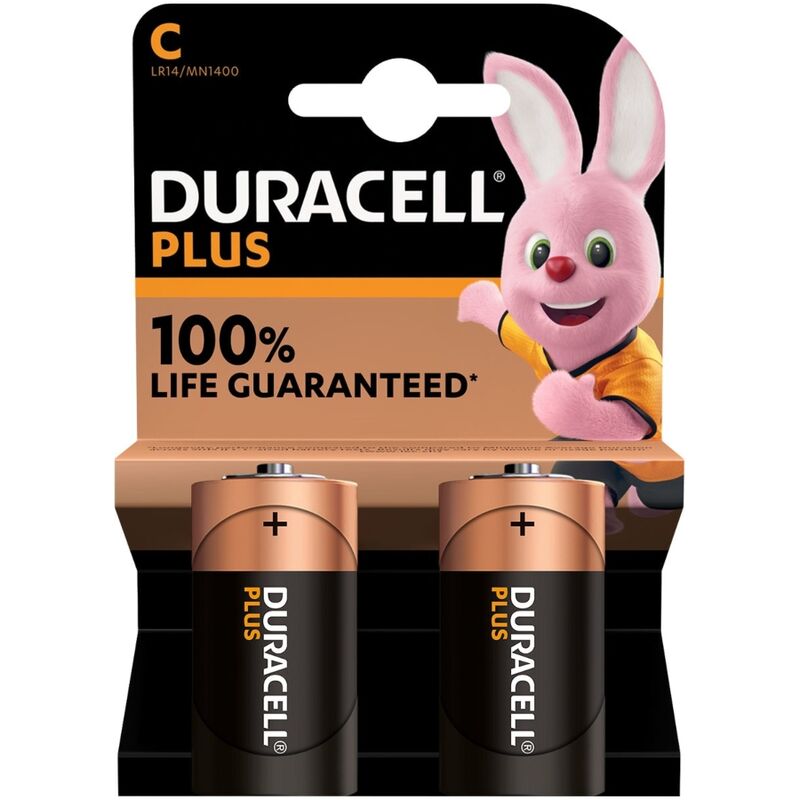 Batterie alcaline C a lunga durata per dispositivi e giocattoli DURACELL