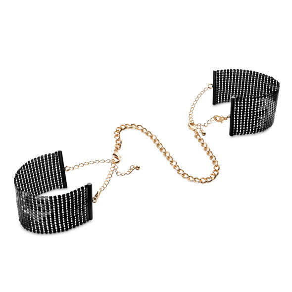Bijoux Indiscrets Désir Métallique manette in maglia metallica nera