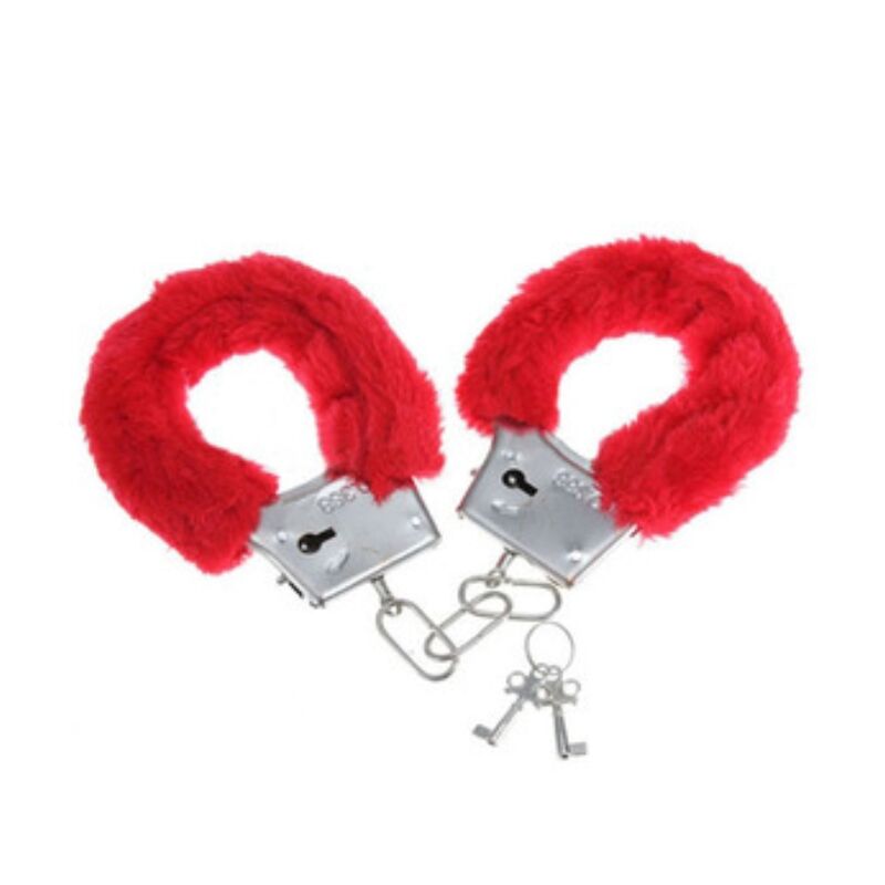 Manette per polsi Diablo Picante Pleasure con peluche rosso