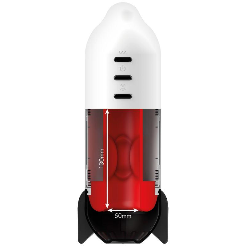 JAMYJOB Rocket masturbatore vibrante con compressione