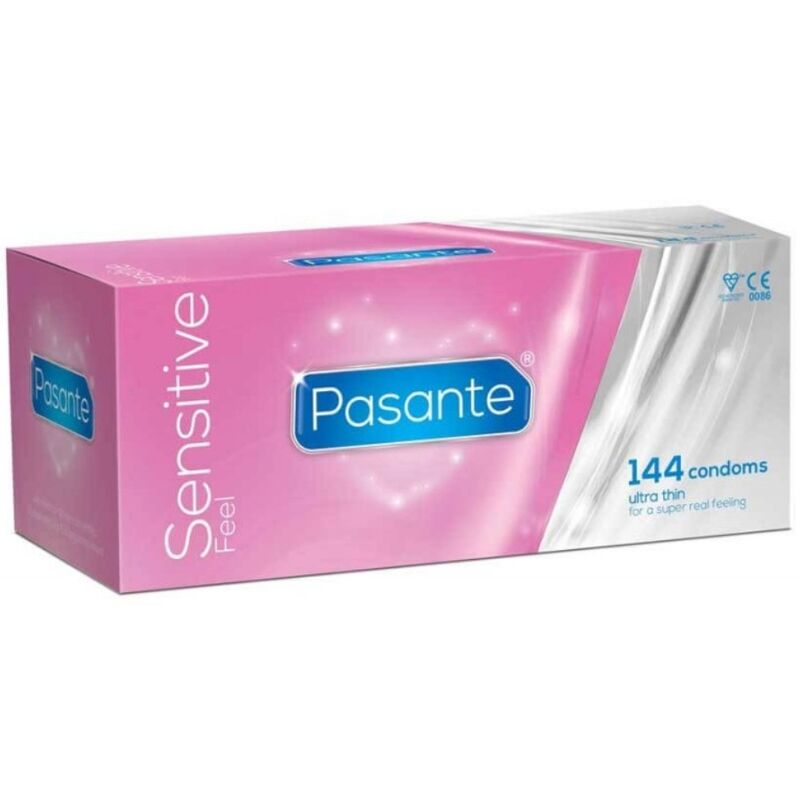 Preservativi sottili Pasante Sensitive Feel, 144 pezzi