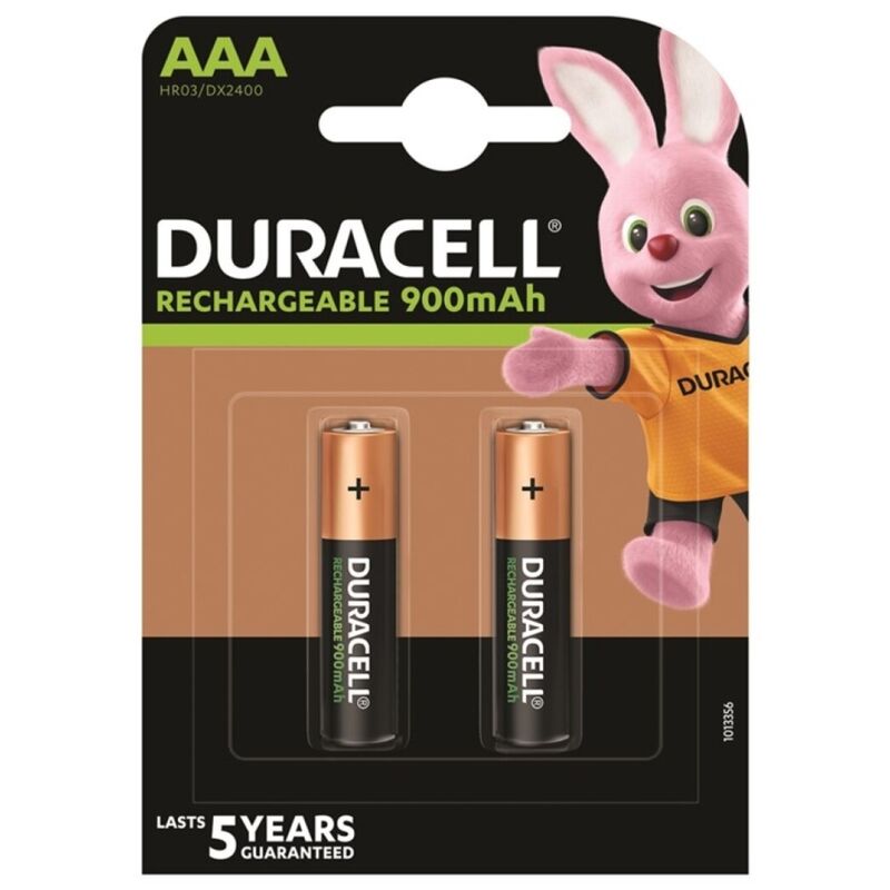 Batteria AAA ricaricabile 900 mAh NiMH a lunga durata per dispositivi DURACELL