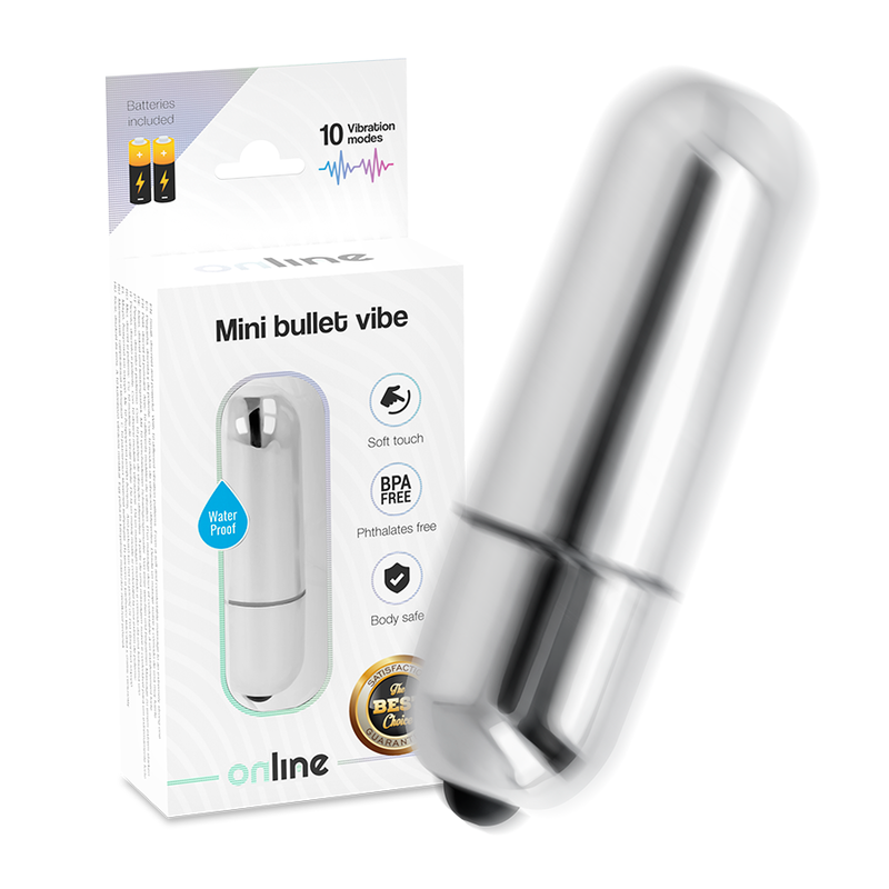 ONLINE Mini Bullet Vibe Silver vibratore per il clitoride