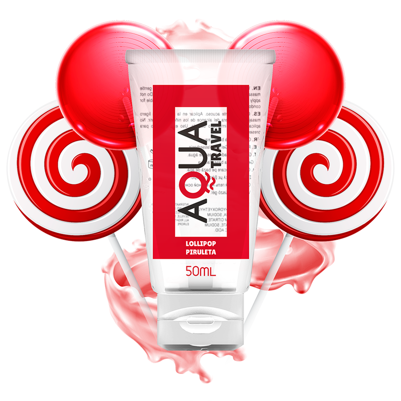 Lubrificante AQUA TRAVEL al gusto di lecca lecca, 50 ml