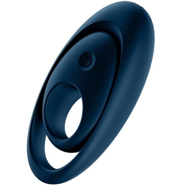 Satisfyer Glorious Duo anello vibrante per pene, blu