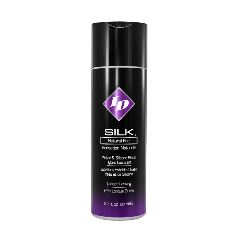 Lubrificante ibrido ID SILK a base di acqua e silicone, 65 ml