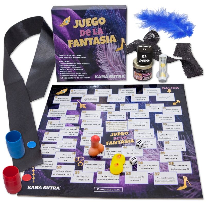 Diablo Picante Fantasies Game: gioco da tavolo erotico con colore al cioccolato