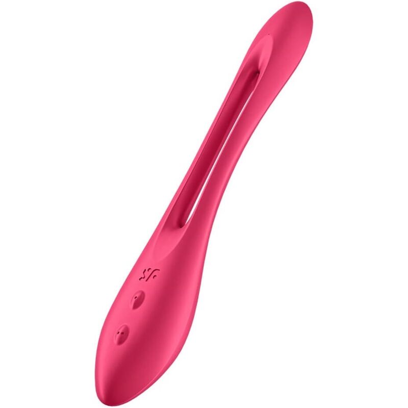 Satisfyer Elastic Joy Multi vibratore per clitoride, rosso