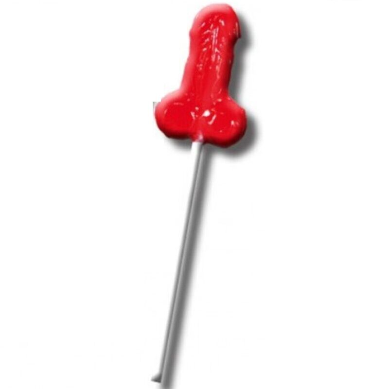 DIABLO GOLOSO Lecca lecca alla fragola a forma di pene