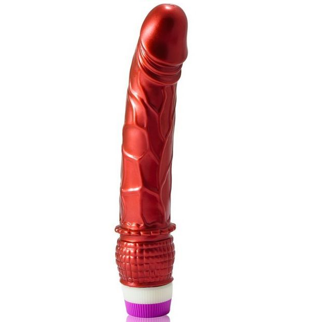 Vibratore realistico BAILE, rosso, 23 cm