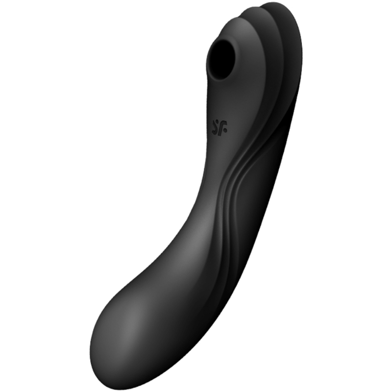 Satisfyer Curvy Trinity 4 vibratore a onde di pressione, nero