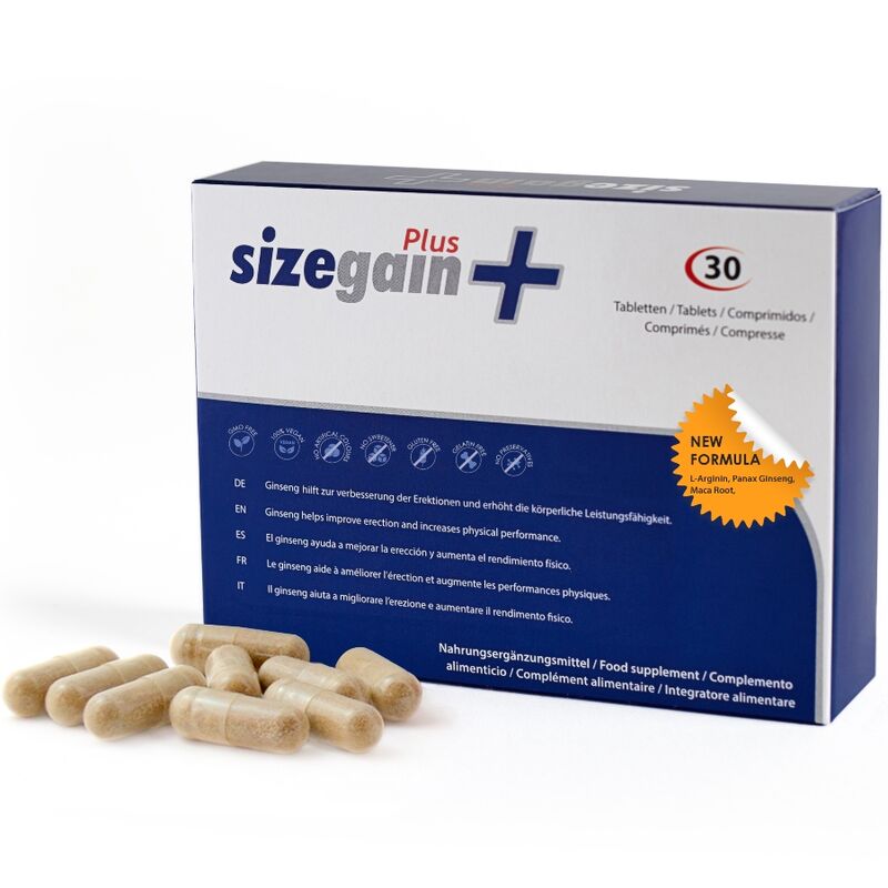 500COSMETICS SizeGain Plus integratore alimentare per uomo