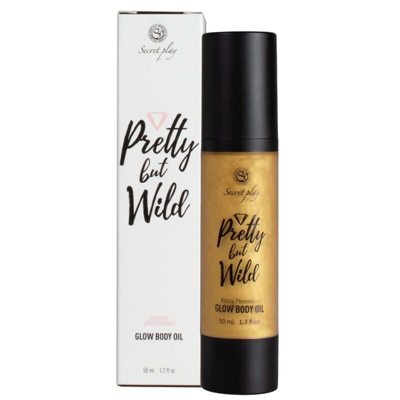 Secretplay Pretty But Wild Glow Body Oil 50 ml, olio corpo con riflessi dorati
