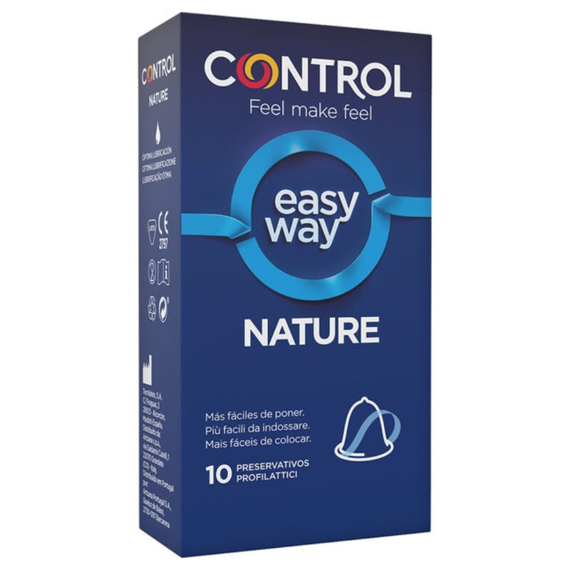 Preservativi CONTROL Nature Easy Way standard, 10 pezzi