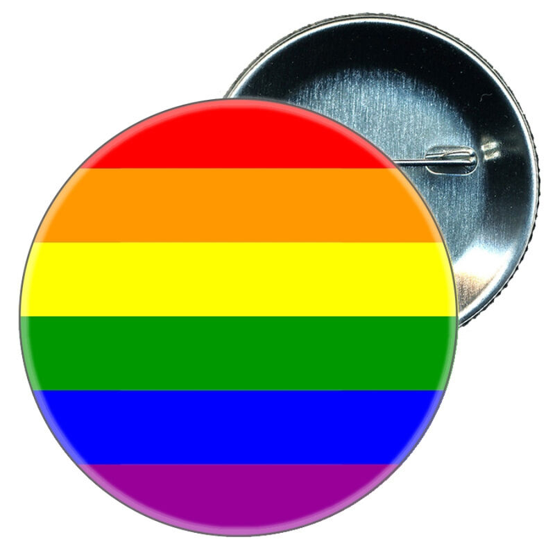 Spilla PRIDE con bandiera arcobaleno