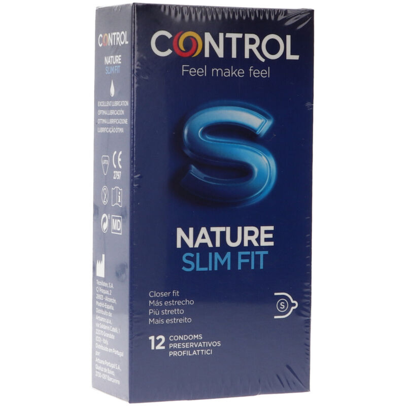 Preservativi sottili Control Nature Slim Fit, 12 pezzi