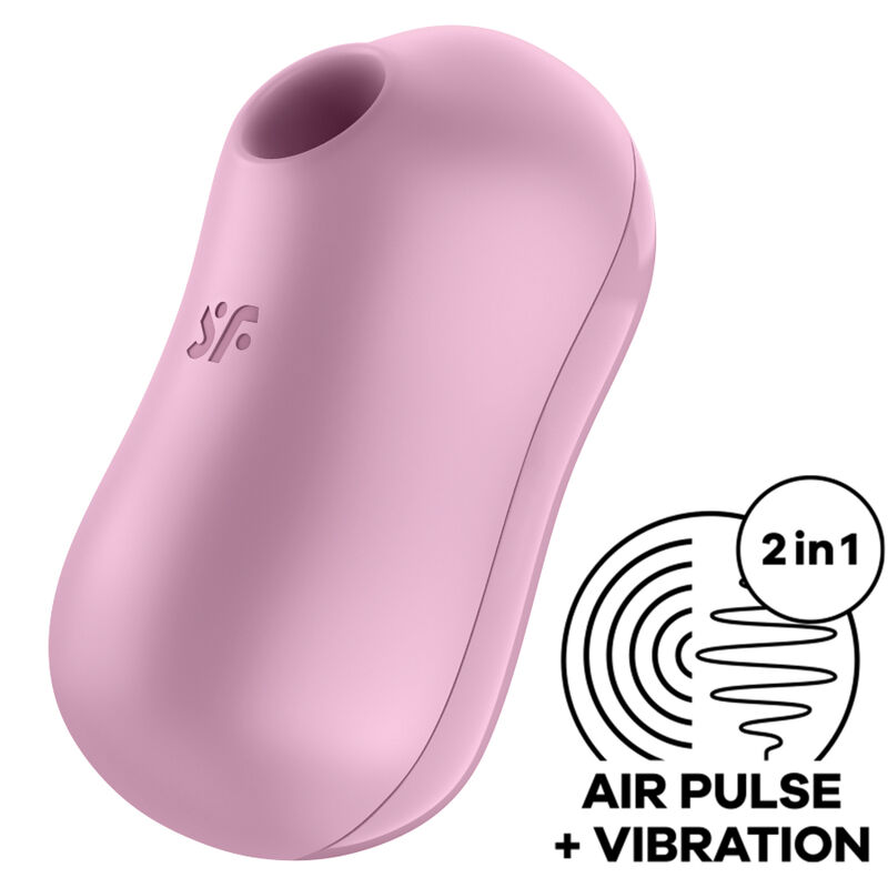 Satisfyer Cotton Candy stimolatore a onde di pressione, viola