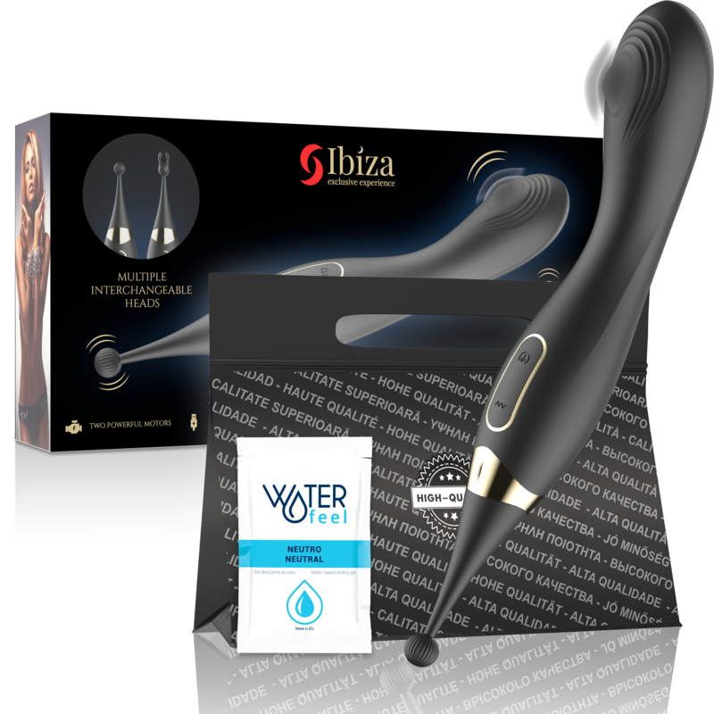 Ibiza Stimolatore Clitorideo Sostituibile E Vibratore Per Il Punto G Con Pulsazioni