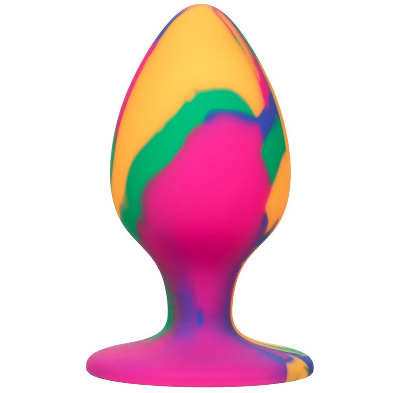 CalExotics Cheeky Tie Dye plug anale con ventosa