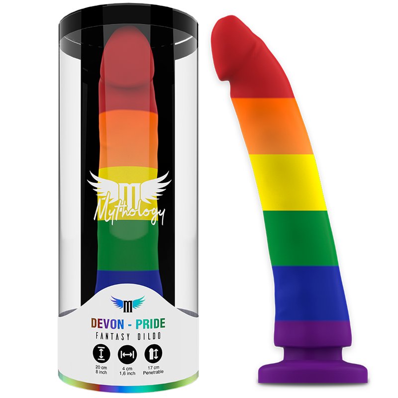 Dildo MYTHOLOGY Devon Pride L senza vibrazione
