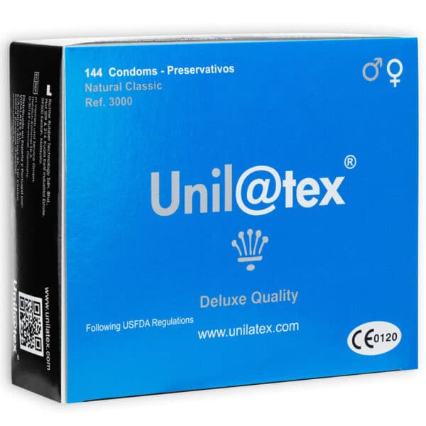 Preservativi standard UNILATEX Natural, 144 pezzi