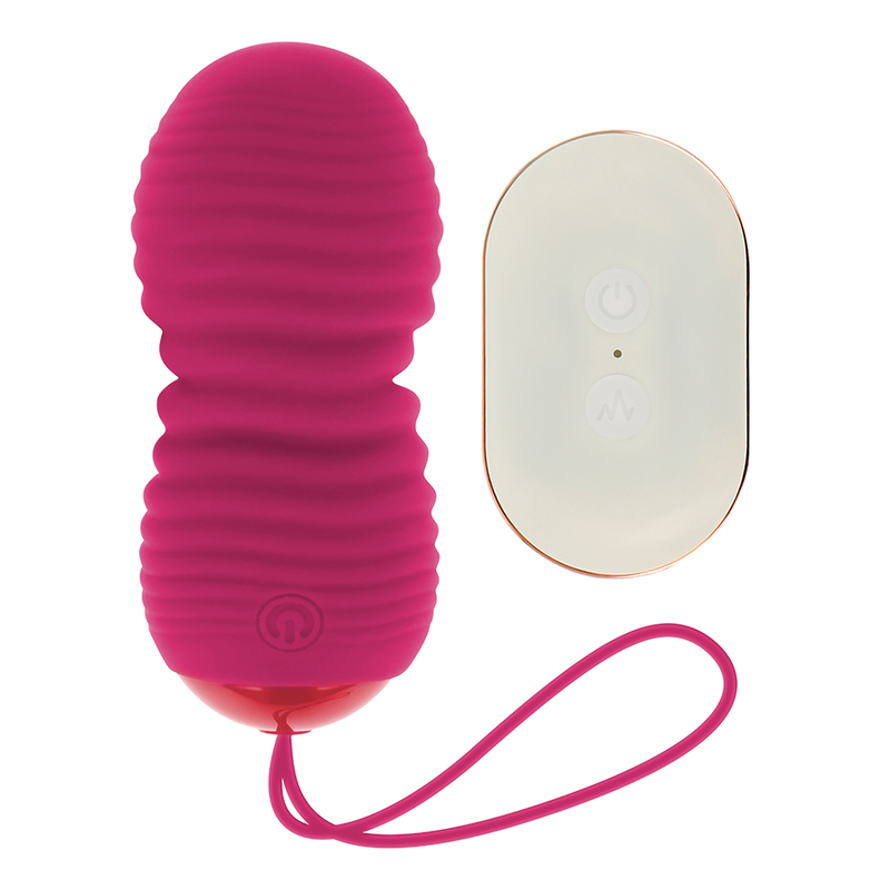 Uovo vibrante OHMAMA con telecomando, rosa