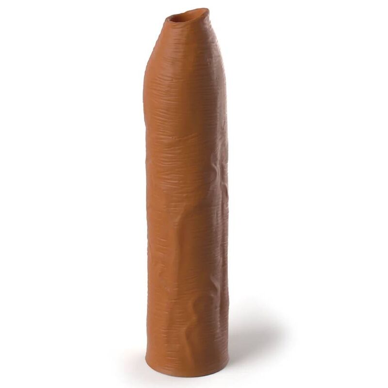 Fantasy X Tensions guaina per pene dall’aspetto non circonciso, 17,78 cm, color caramello
