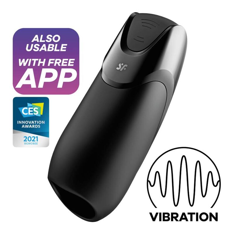 Satisfyer Men Vibration+ Black masturbatore elettrico