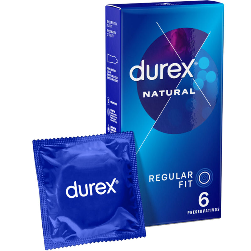 Preservativi Durex Natural Classic standard, 6 pezzi