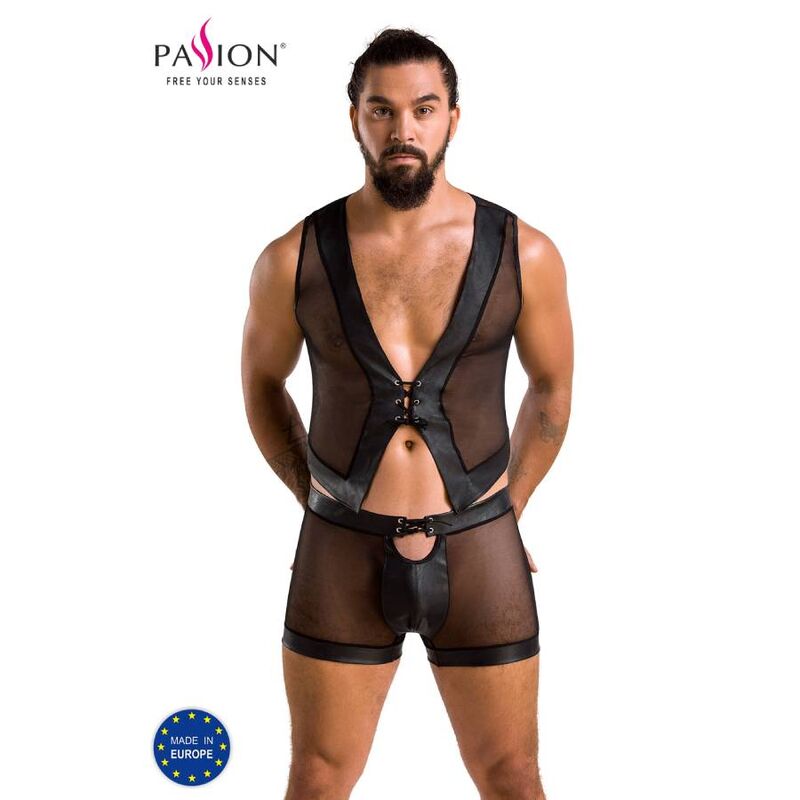 Set di lingerie da uomo PASSION William, nero