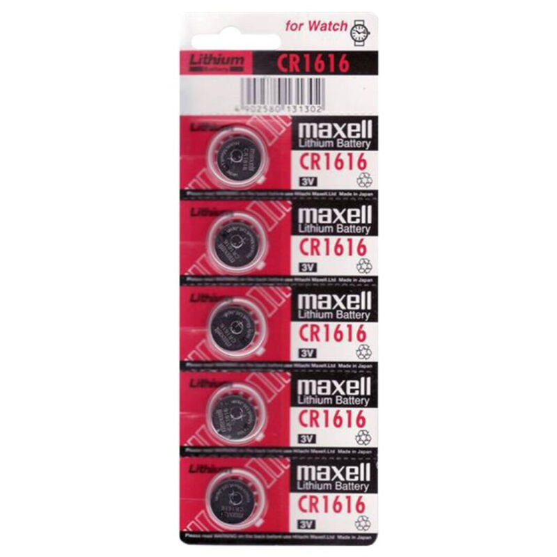 Batteria a bottone CR1616 al litio da 3 V a lunga durata per portachiavi e dispositivi MAXELL