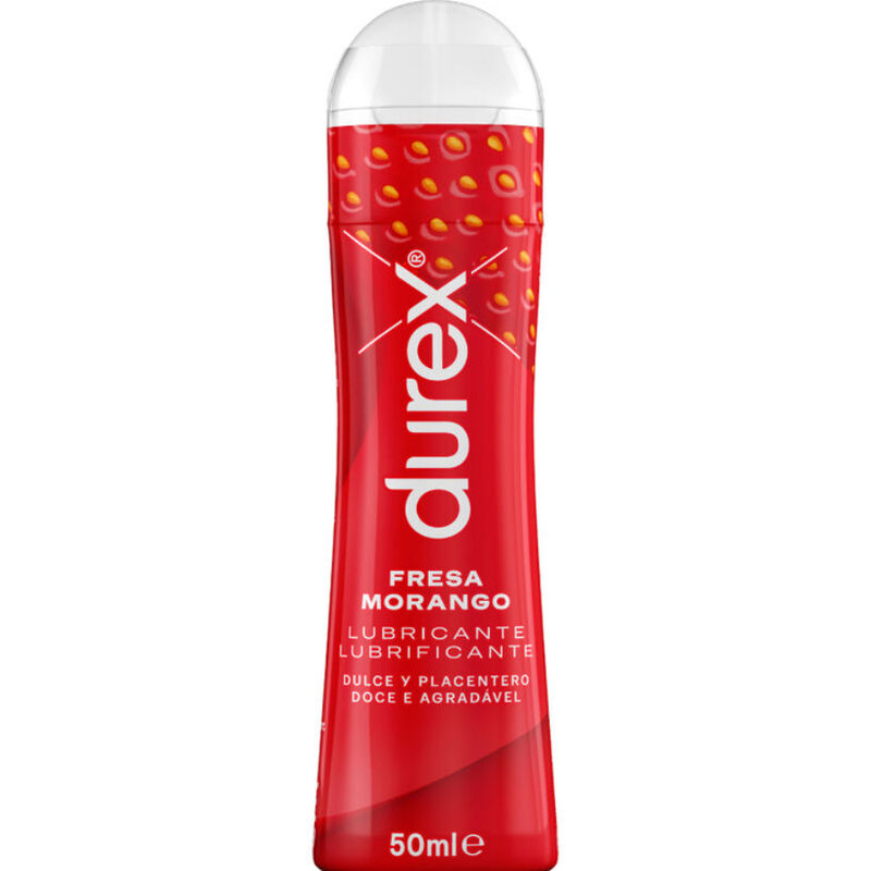 Durex Play Strawberry lubrificante al gusto di fragola, 50 ml