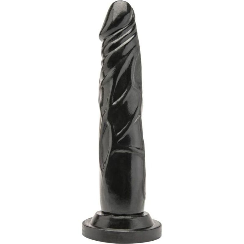 Dildo GET REAL nero da 18 cm