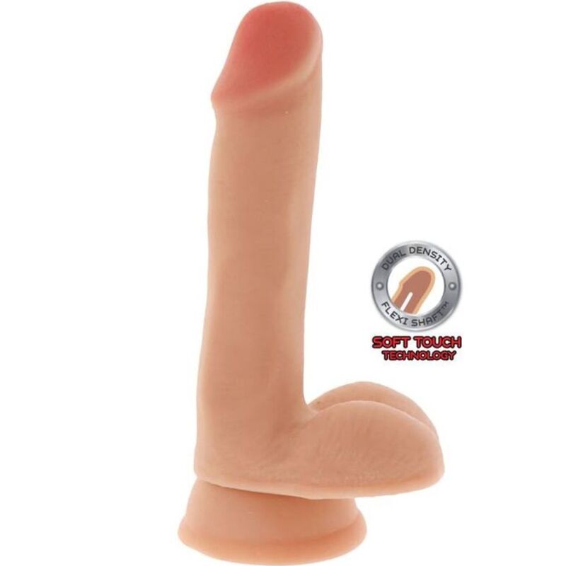 Dildo GET REAL con testicoli, 17 cm