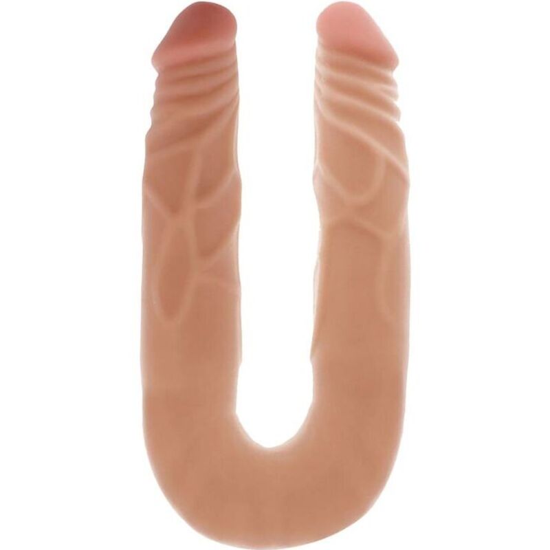 GET REAL dildo doppio 35 cm, color pelle