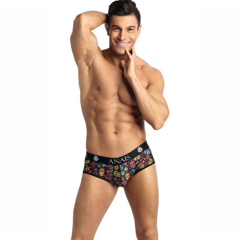 Jockstrap bikini erotico con retro aperto e tessuto elasticizzato ANAIS