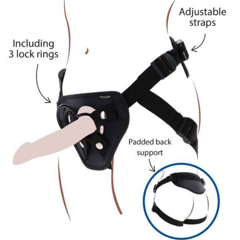 Imbracatura strap-on GET REAL Deluxe nera