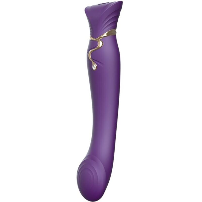 Vibratore ZALO Queen G Spot PulseWave, lilla