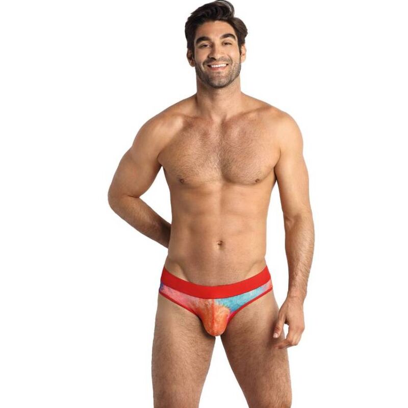 Slip sexy da uomo in morbida Lycra con elastico in vita e stampa a banane ANAIS MEN