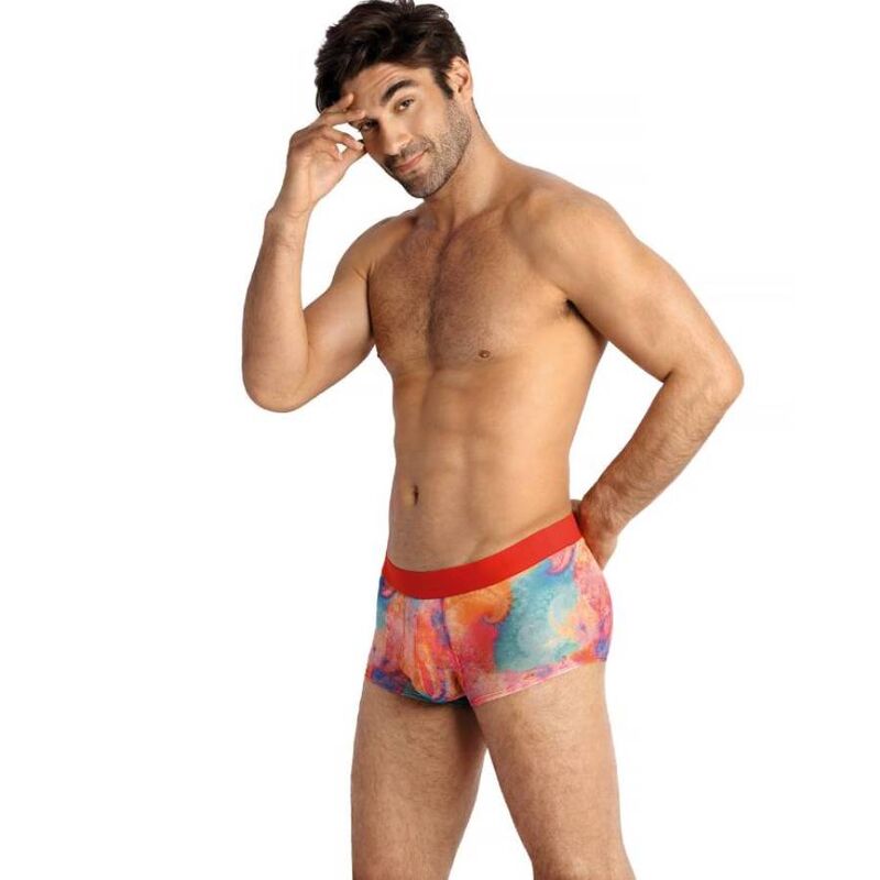 Boxer da uomo in Lycra con stampa di banane e ampia fascia confortevole ANAIS